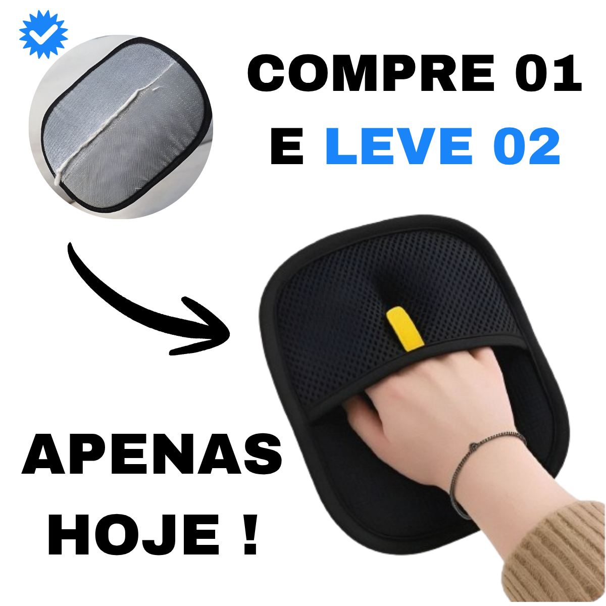 LUVA DE LIMPEZA REMOVEDORA DE PELOS SOLTOS ✔️
